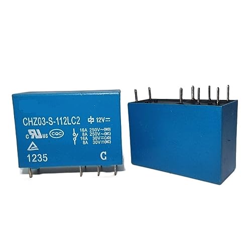 Relais de puissance électromagnétique 12V CHZ03-S-112LC2 composant électronique 8 broches