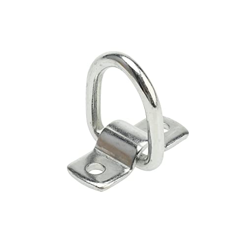 Skyehomo 12 Pack D Rings Tie Down Anchor 1/4" Heavy Duty Trailer Anchor Rings For Trailer Truck Rv Camper Atv Boat Kayak Motorcycles Floor Wall Surface Mount #TOP5