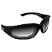 Global Vision Kickback Z 24 Polarized Photochromic Motorcycle Sunglasses Padded Black Frame with Auto-Darkening Lenses ANSI Z87.1 Certified