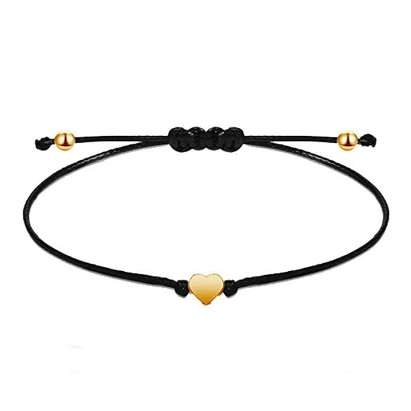 20 Pcs Women Men Simple Heart Bracelet Adjustable Rope String Lucky Gift Bracelet For Birthday Holiday Anniversary2