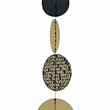 Räder Black & Gold Deko Kette Länge:150cm