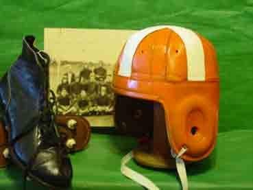Oklahoma State Leather Football Helmet (1940s)