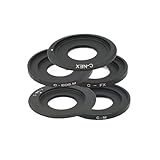 Adapterring for Kameraobjektive mit C-Mount (C-NEX, C-M4/3, C-FX, C-N1, C-AI.Z) kompatibel mit Sony- und Panasonic-Filmobjektiven(C-Nikon,A12-sky Blue)