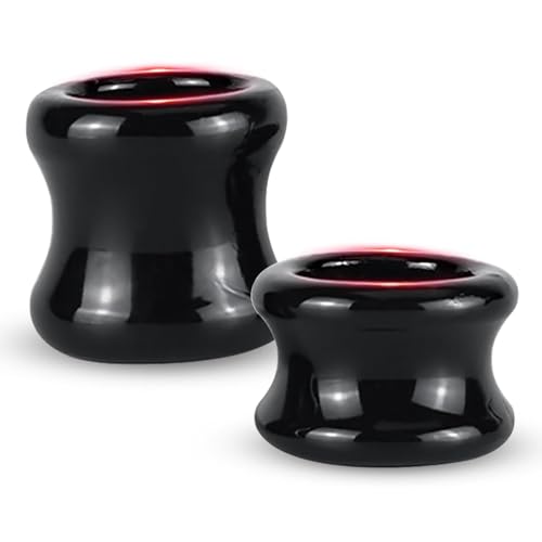 Funda para pene BDSMAGE, puños para glande, juguetes sexuales para hombres, juego de anillos para pene, anillo para pene, ayuda para la erección, extensión de pene (Negro)