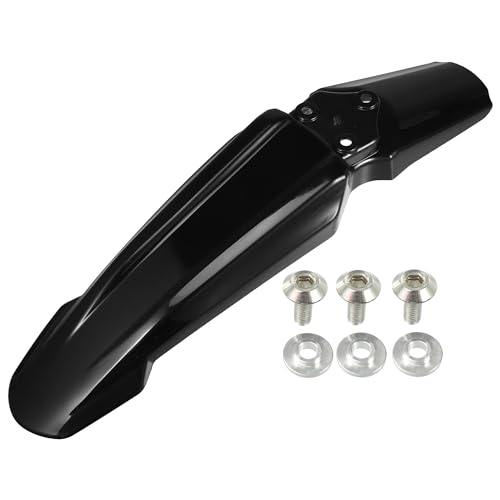 Image of ACROPIX Motorcycle Rear Tail Mud Guard Fender Dirt Bike Pit Mudguard Modified Mud Flap Protector Black Fit for Surron S for Surron x - Pack of 1