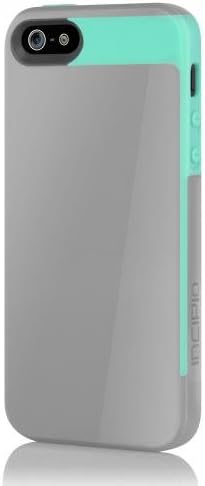 IncipioIPH-826 Faxion for iPhone 5-1 Pack - Retail Packaging - Gray/Turqoise