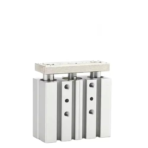 Cylindre pneumatique TCM Bore 32 avec course de 25mm pour guidage précis
