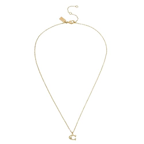 Coach Signature C Charm Starter Necklace2