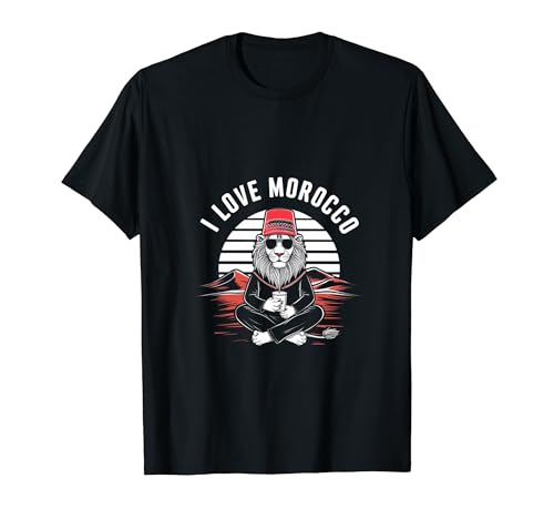 Marruecos Amantes I Love Morocco Camiseta