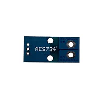 Youmile 2 stuks Hall-stroomsensor, Hall-stroomsensormodule ACS724 50A bereik AC/DC Hall-Effect-stroomsensor met Dupon-kabel voor stroommeting, JK- YM-699