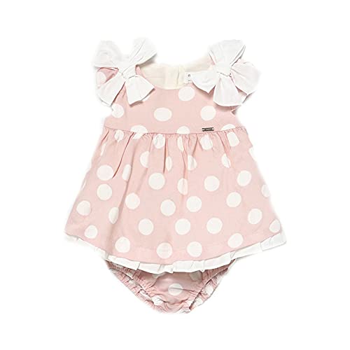 Mayoral Art 21-01820-024 Vestito Pois con Fiocchi neonata