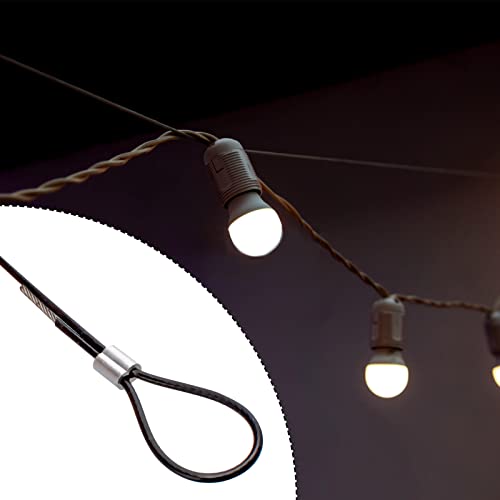 Cable de acero inoxidable 304 AccEncyc con vinilo negro anticaída 4