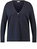 Jacke Strick Samoon Damen 132013-25406 Jacke Strick, Navy, 42 Große Größen EU