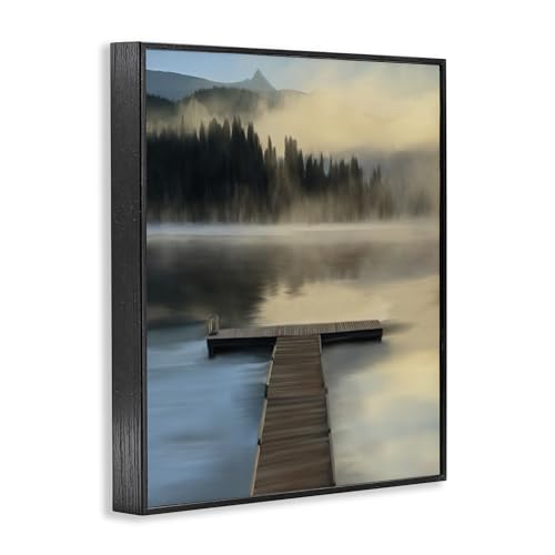 Tableau lac au crépuscule facile à accrocher Stupell Industries rigide