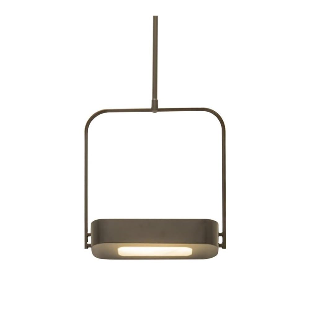 Lustre LED noir design minimaliste suspension de luxe pour séjour