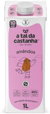 A Tal Da Castanha Bebida Vegetal Amêndoa, 1L