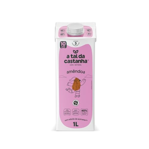 A Tal Da Castanha Bebida Vegetal Amêndoa, 1L