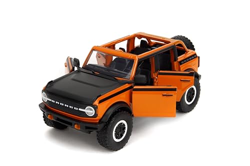 Jada Just Trucks 1:24 Ford Bronco Die-Cast Con Porta Neumáticos miniatura 4