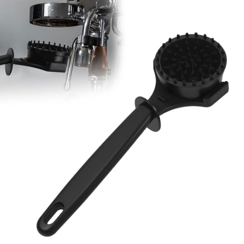 Image of Supvox 51mm Portafilter Spout Cleaning Brush Nylon Bristle Cleaning Brush Coffee Spout Scrub Brush, Easy to Clean, Espresso Coffee Machine Accessory