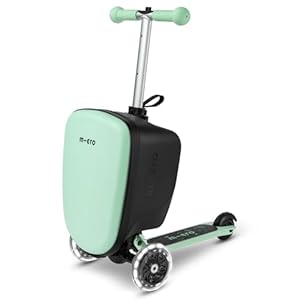 Micro | Suitcase Scooter | Ride on Suitcase for Kids | Patch & Play | Toddler Flight Essential | Foldable & Lightweight | 2-6yrs