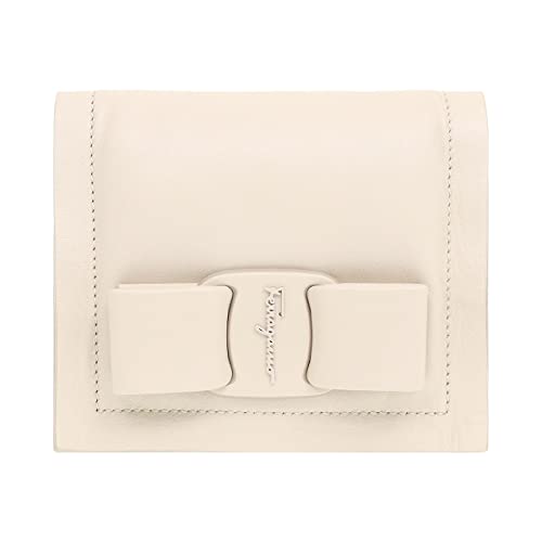[サルヴァトーレ フェラガモ] Salvatore Ferragamo 財布(二つ折り財布) 22 0288 ボーン ヴィヴァ ボウ リボン カーフ レザー コンパクト ウォレット レディース [ブランド] [並行輸入品]