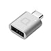 Price comparison product image Nonda USB Type C to USB 3.0 Adapter, Thunderbolt 3 to USB Adapter Aluminum with Indicator LED for MacBook Pro 2019/2018, MacBook Air 2018, Pixel 3, Dell XPS and More Type-C Devices (Silver)