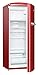 Produktbild Gorenje ORB 153 R Kühlschrank mit Gefrierfach / A+++ / Höhe 154 cm / Kühlen: 229 L / Gefrieren: 25 L / Burgundy / DynamicCooling-System / LED Beleuchtung / Oldtimer / Retro Collection