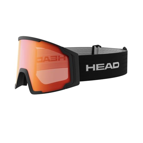 Masque de ski Head Neves avec double écran antibuée rouge et noir
