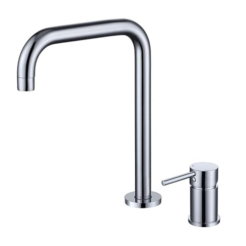 Mitigeur de lavabo 360° en laiton pour réguler l'eau chaude et froide avec précision