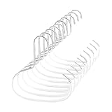 Generico Perchero de acero para armario, 10 unidades, gancho resistente para organizar bufandas de béisbol, para corbatas, camisetas, ropa, sujetador, gorro,