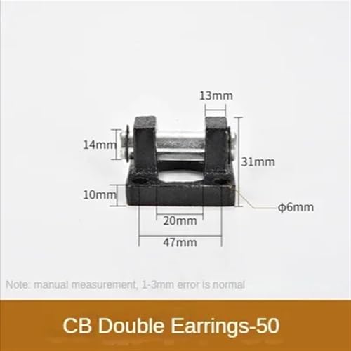 Support de montage de vérin standard SC avec connecteur double oreille CA/CB - 3