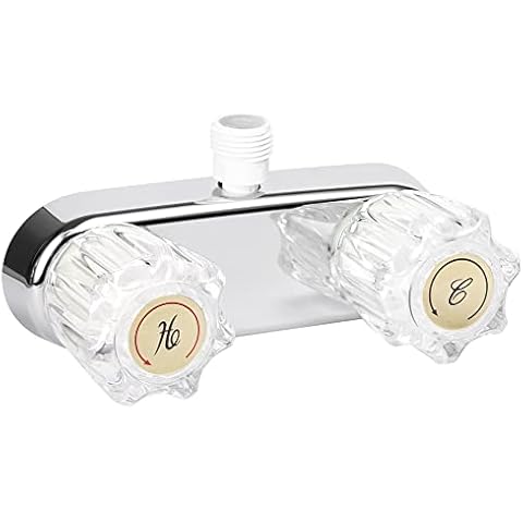RV Shower Faucet, RV Camper Shower Faucet Replacement, 4” Shower Valve Diverter Assembly Kit, Bathroom Shower Mixing Valve Control for RV Camper Van Travel Trailer Motorhome Cover