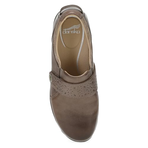 Dansko Sallie Women's Comfort Shoe - Padded Leather Upper, Adjustable Hook and Loop Vamp, Comfort Foam Footbed with Arch Support, Slip Resistant Outsole2