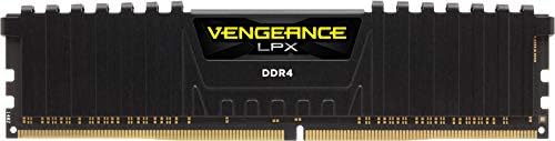 Corsair LPX 16GB (2 x 8GB) DDR4 3600 C18 (PC4-28800) 1.35V Desktop Memory - Black (CMK16GX4M2Z3600C18)
