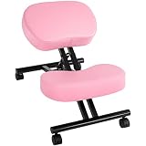 Vigosit Ergonomic Kneeling Chair, Office Kneeling Chair with Thick Memory Foam Cushions, Adjustable