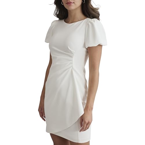 Image of Tommy Hilfiger Womens Polyester Spandex Pattern Sheath Midi Layered Dress