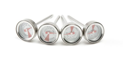 Charcoal Companion CC4078 Reusable Pork Button Thermometer, Set of 4
