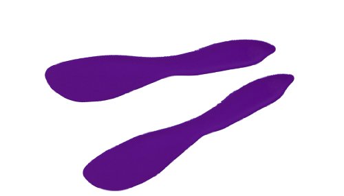 LINDEN SWEDEN Multi Purpose Spreaders | Versatile Butter Knife for Soft Cheese or Frosting | Safe for Kids | BPA-Free and Dishwasher-Safe | Set of 2 Spreaders Each | Made in Sweden | Lime Green