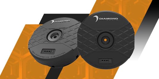 Diamond Audio DASTX12 11” Amplified Shallow Spare Tire Subwoofer