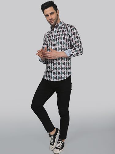 Image of TB Trybuy.in Preppy Exclusive Cotton Casual Printed Shirt for Men
