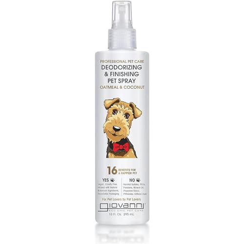 GIOVANNI-Professional-Pet-Deodorizing-Finishing-Pet-Spray-Oatmeal-Coconut-Helps-Neutralizes-Odors-Silkens-Freshens-Fur-10-oz GIOVANNI Professional Pet Deodorizing Finishing Pet Spray Oatmeal Coconut Helps Neutralizes Odors Silkens Freshens Fur 10 oz