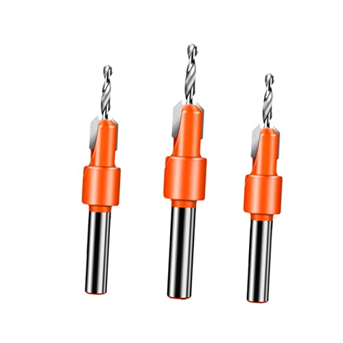 Veemoon 3pcs Self Tapping Screws Conical Hole Drill