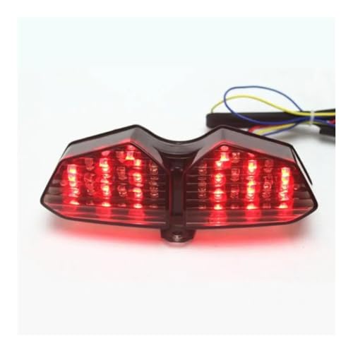 Feu arrière moto LED 12V pour YZF-R6 2003-2005 avec clignotant intégré
