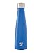 S’ip by S’well Vacuum Insulated Stainless Steel Water Bottle, Double Wall, 15 oz, Jersey Blue
