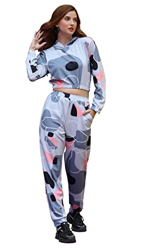 OM SAI LATEST CREATION Women Lycra Sweatshirt with Sleepwear Nightwear & Workout Clothes Gym Wea TracksuitsYoga Jogging Track Outfit Legging Jacket 2 Pieces Pajama Sets for Women