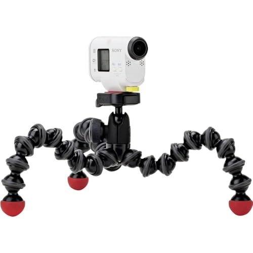 JOBY GorillaPod Action Video Tripod - A Strong, Flexible, Lightweight Support for GoPro HERO6 Black, HERO5 Black, HERO5 Session, Contour and Sony Action Cam