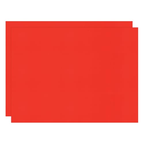 Image of M METERXITY 2-Pack Corrugated Plastic Sheets, 12 Inch x 16 Inch Waterproof Blank Corrugated Poster Board Yard Signs for Garage Sale /Office /Classroom /Party /Lawn Sign Road [4mm Thick, Red]