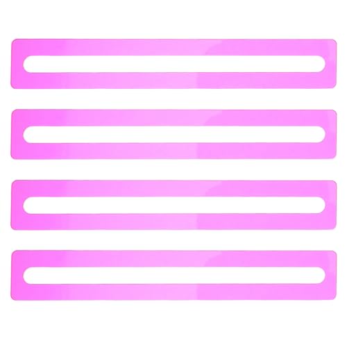Juego de 4 reglas de resaltado para Mahjong y lectura miniatura 1