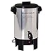West Bend Coffee Urn Highly-Polished Aluminum Features Automatic Temperature Control with Cup Per Minute Brewing and Easy Clean Up Includes In-Basket Measuring Guide and Ready Light, 30-Cup, Silver