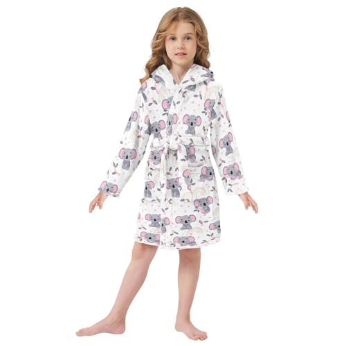 Wusikd Koala kids' Bath Sleepcoat Eucalyptus Plush Bath Towls Toddler for Boys Girls M